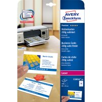AVERY Zweckform Quick & Clean Cartes de visite,...