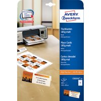 AVERY Zweckform Cartes de noms, imprimante Laser/jet dencre