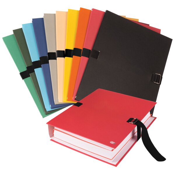 Oxford Dokumentenmappe, DIN A4, PVC-Einband, grau