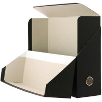 Oxford Dokumentenmappe, DIN A4, aus Wellpape, schwarz