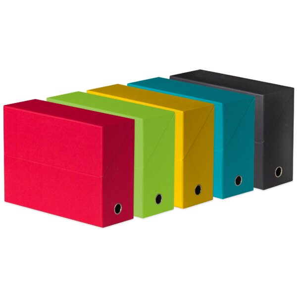 Oxford Dokumentenmappe, aus Wellpappe, blau