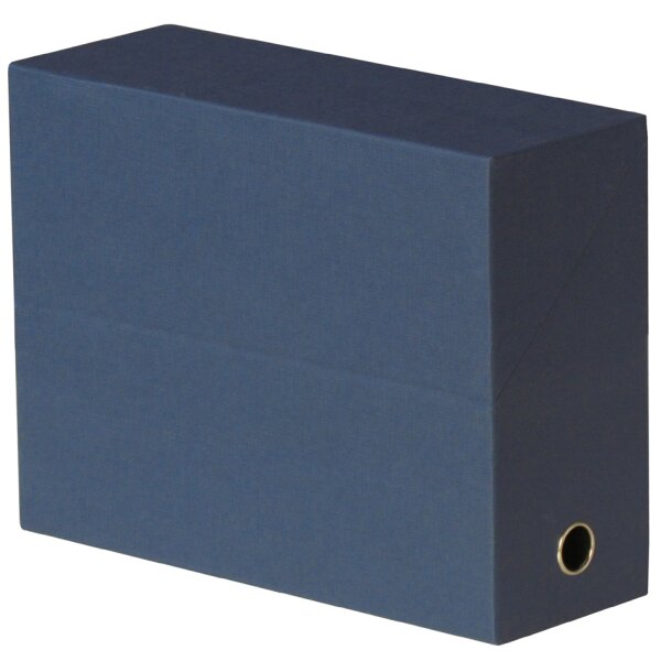 Oxford Dokumentenmappe, aus Wellpappe, blau