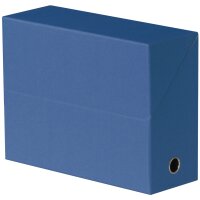 Oxford Boîte transfert toilée, format A4, bleu