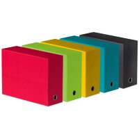 Oxford Dokumentenmappe, aus Wellpappe, blau