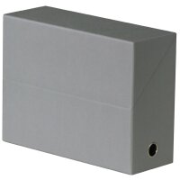 Oxford Dokumentenmappe, aus Wellpappe, grau