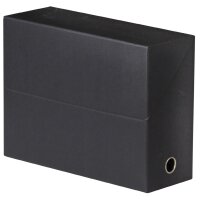 Oxford Dokumentenmappe, DIN A4, aus Wellpape, schwarz