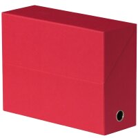 Oxford Dokumentenmappe, DIN A4, Kartoneinband, rot