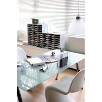 PAPERFLOW Sortierstation, 24 Fächer, grau