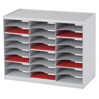 PAPERFLOW Sortierstation, 24 Fächer, anthrazit