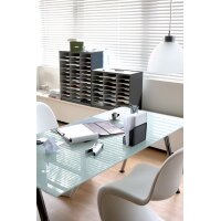 PAPERFLOW Sortierstation, 36 Fächer, grau