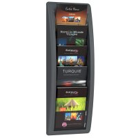 PAPERFLOW Porte-brochures mural Quick fit, A5, anthracite