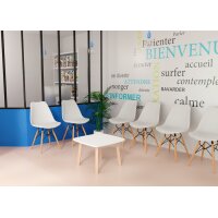 PAPERFLOW Beistelltisch WOODY, aus massivem Holz, anthrazit