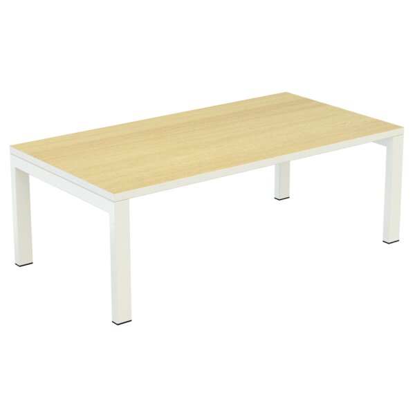 PAPERFLOW Beistelltisch easyDesk, quadratisch, buche weiss