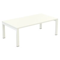 PAPERFLOW Beistelltisch easyDesk, quadratisch, buche weiss
