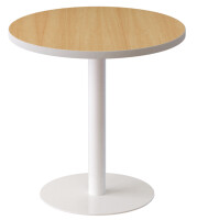 PAPERFLOW Table dappoint easyDesk, diamètre: 800 mm, blanc