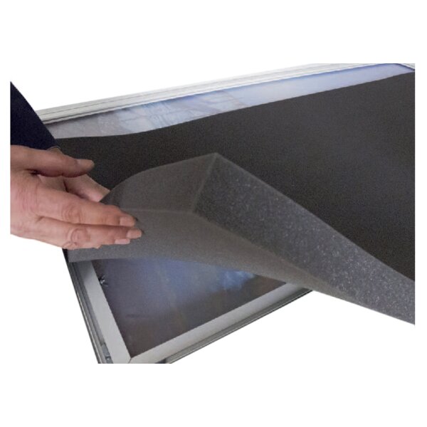 PAPERFLOW Trennwand easyScreen, Textiloberfläche, sandfarben