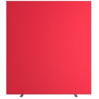 PAPERFLOW Trennwand easyScreen, Textiloberfläche, rot