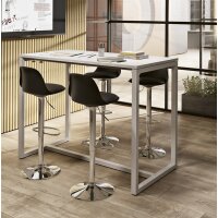 PAPERFLOW Barhocker "BOBBA", 2er Set, schwarz