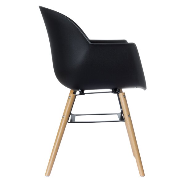 PAPERFLOW Chaise visiteur WISEMAN, ensemble de 2, blanc