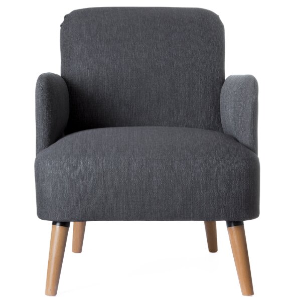 PAPERFLOW Fauteuil visiteur Brooks, gris