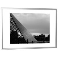 PAPERFLOW Cadre photo en aluminium, (L)600x(H)800 mm, argent