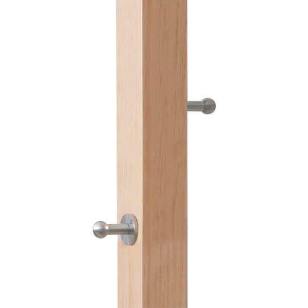 PAPERFLOW Garderobenständer "easyCloth", aus Holz, schwarz