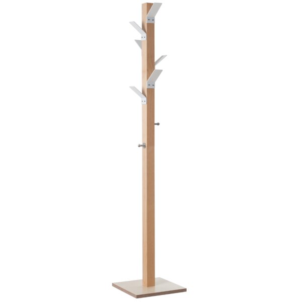 PAPERFLOW Garderobenständer "easyCloth", aus Holz, weiss