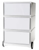 PAPERFLOW Caisson mobile easyBox, 3 tiroirs, blanc / vert