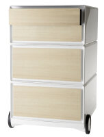 PAPERFLOW Caisson mobile easyBox, 4 tiroirs, blanc/vert