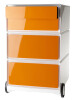 PAPERFLOW Caisson mobile easyBox, 4 tiroirs, blanc/blanc