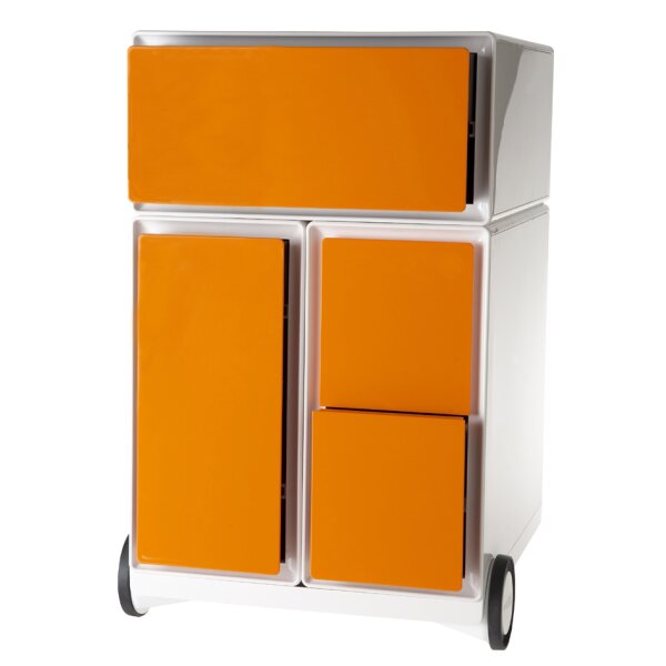 PAPERFLOW Caisson mobile easyBox, 1 tiroir, blanc / vert