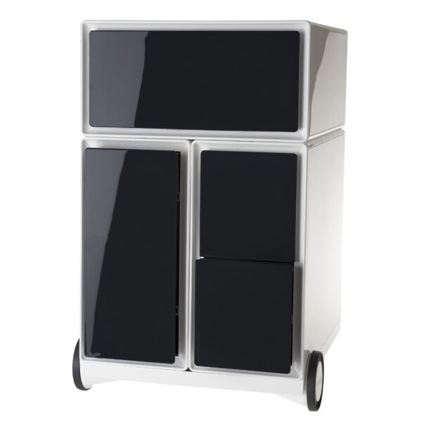 PAPERFLOW Caisson mobile easyBox, 1 tiroir, blanc / blanc