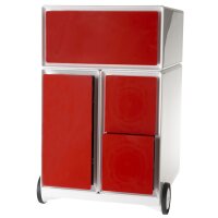 PAPERFLOW Caisson mobile easyBox, 1 tiroir, blanc / blanc