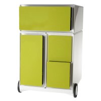 PAPERFLOW Caisson mobile easyBox, 1 tiroir, blanc / rouge