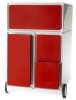 PAPERFLOW Caisson mobile easyBox, 1 tiroir, blanc / rouge
