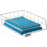 ALBA Corbeille à courrier CORMM en fil dacier, A4