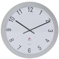ALBA Wanduhr "HORGIANT", Quarzuhr, metallic grau