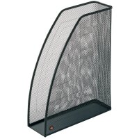 ALBA Porte-revue MESHMAG, A4, en fil dacier, noir