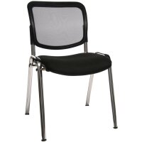 Topstar Chaise de bureau Net Point Visit chrom, noir