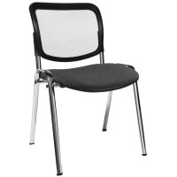 Topstar Chaise de bureau Net Point Visit chrom, bleu royal