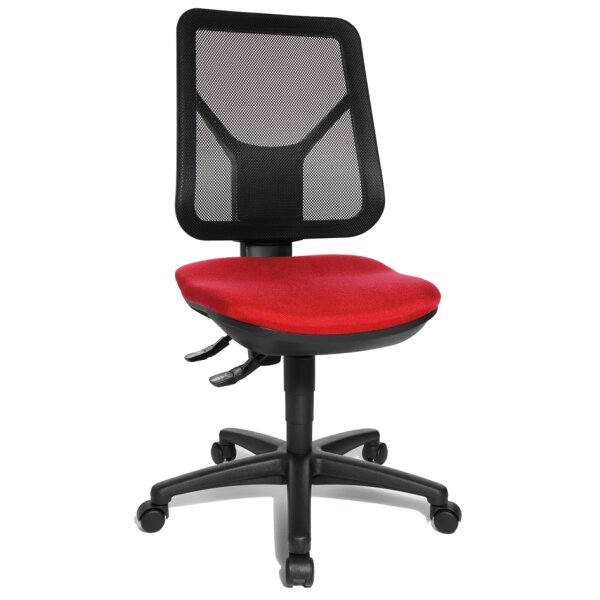 Topstar Fauteuil de bureau Ergo Net, rouge-ferrari