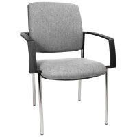 Topstar Besucherstuhl "BtoB 10 Polster", hellgrau
