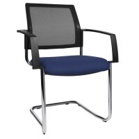 1opstar Chaise de bureau filet BtoB 20, rouge