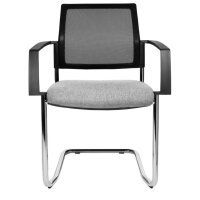 1opstar Chaise de bureau filet BtoB 20, rouge
