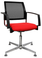 Topstar Chaise de bureau filet 3D BtoB 30, rouge