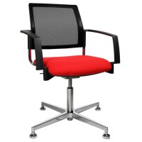 Topstar Chaise de bureau filet 3D BtoB 30, rouge