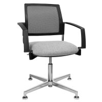 Topstar Chaise de bureau filet 3D BtoB 30, gris clair