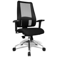 Topstar Fauteuil de bureau Lady Sitness Deluxe, noir/blanc