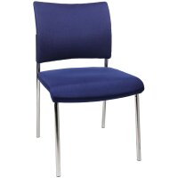Topstar Chaise visiteur Visit 10 rembourré, bleu