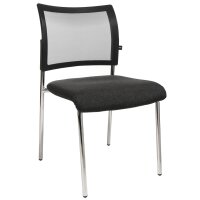 Topstar Chaise de bureau filet Visit 10, anthracite